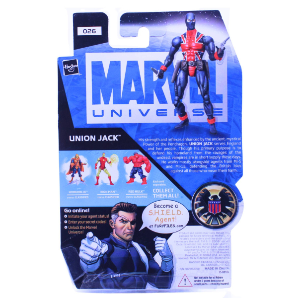 Marvel Universe Union Jack Figur 3.75 Inch Hasbro 2008 | Hoppla-Stuff